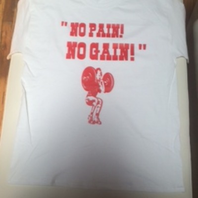 No pain no gain