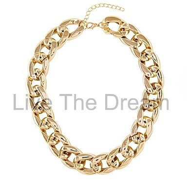 Gold Chunky Chain Necklace