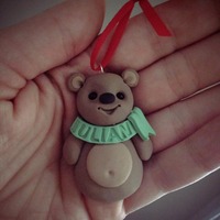 Bear Ornament handmade and customize - Thumbnail 2