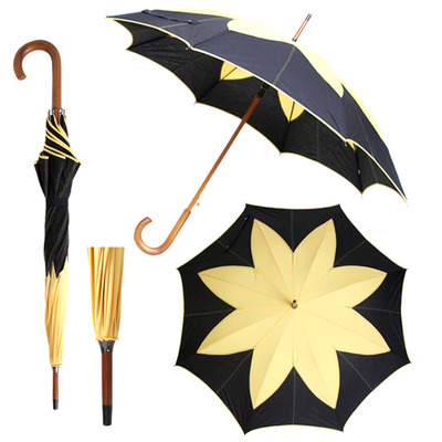 Patch flower umbrella/yellow
