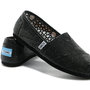 TOMS GLITTER WOMEN SHOES BLACK-1