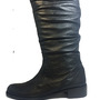 Giorgia Galassi Mid-Calf Slouchy Riding Style Leather Boot, Size 10, Made in Italy-1