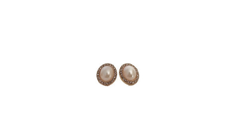 Pearl & Rhinestone Earring 