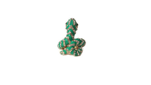 Rhinestone Snake Ring