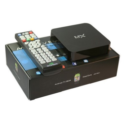 In stock ! xbmc fully loaded vsmart g-box mx2 android tv box amlogic 8726-mx dual core 1.5ghz 1gb +8gb mx m6 midnight tv box - Thumbnail 2