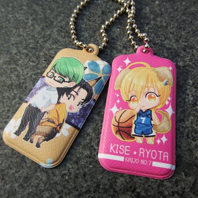 Kuroko no basuke - mini name tag - midorima + takao , kise