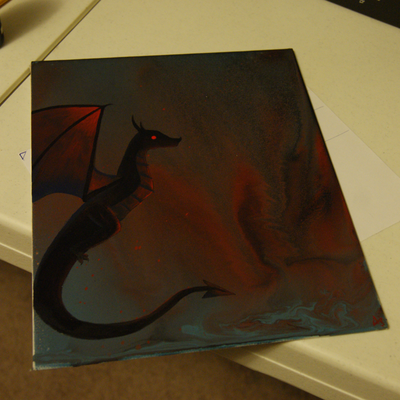 Fire at Sea - Original Painting
