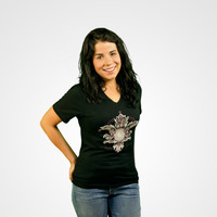 Freedom Fighter V Neck Black - Thumbnail 3