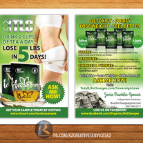 TOTAL LIFE FITNESS - 4"X6" BLITZ CARDS from KZ Creative Services