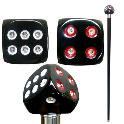 Deluxe diamond black dice stick