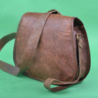 11" Leather bag Embossed Handbag Women purse Shoulder bag Cross body Purse Bags Leather Purse leather messenger bag - Thumbnail 3