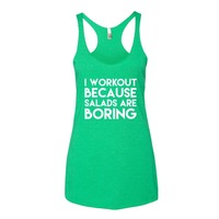 Salads Are Boring Women's tank top - Thumbnail 5