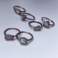 MILKY QUARTZ STACKING RING - Thumbnail 2