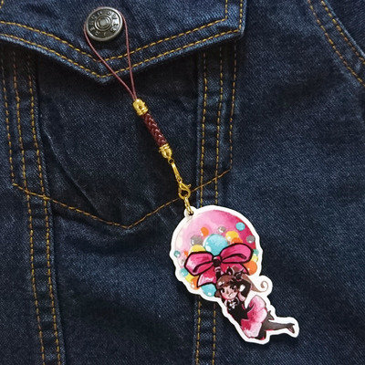 St.tail acrylic charm