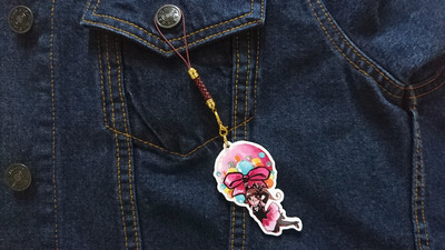 St.Tail Acrylic Charm