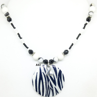 Ehelers-Danlos Syndrome Zebra Shell Necklaces (5 Styles) - Thumbnail 2