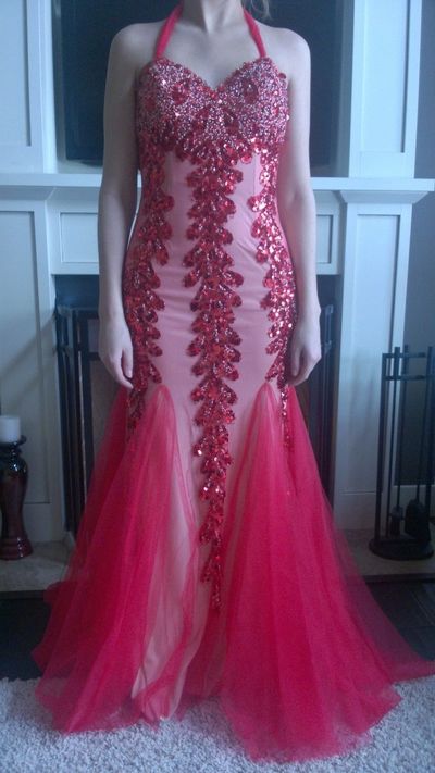 Mermaid Halter Beading Prom Dress,Evening Dress,Prom Dresses,BG169