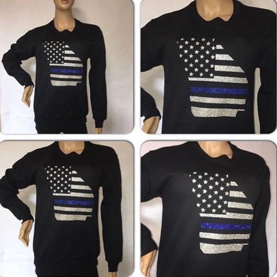 Back the blue: ga edition long sleeve
