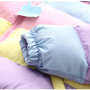 Harajuku rainbow hit color cotton coat-2