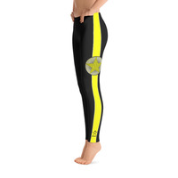 EVOLVE - Yellow  “Black” Leggings - Thumbnail 2