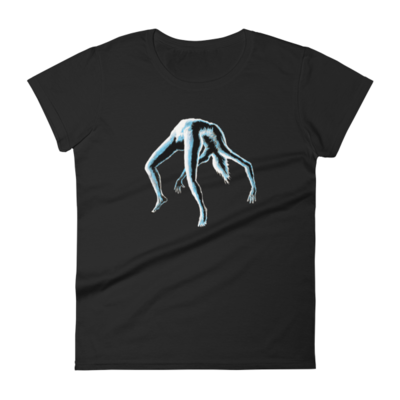 "floating" - women's short sleeve t-shirt