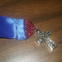 Ally's Faith (Selkies' Skins) bookmark, blue - Thumbnail 2
