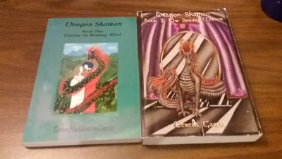 Book Set: Dragon Shaman 1 and 2 (damaged first run, autographed)
