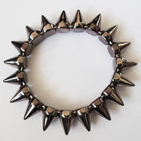 32004 Spike bracelet (Dark, one row)  - Thumbnail 1