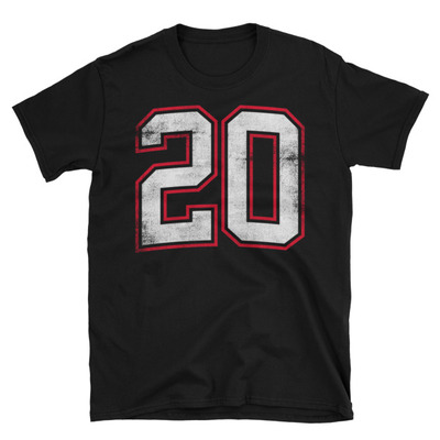 Number twenty 20 unisex t-shirt