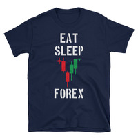 Eat Sleep Forex Unisex T-Shirt - Thumbnail 1