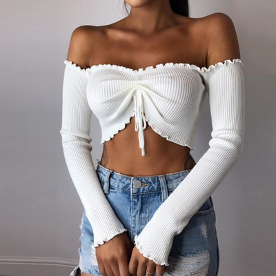 Amaya ribbed gathered shirt - Thumbnail 4