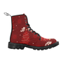 Red Merry Christmas Women's Boot-2