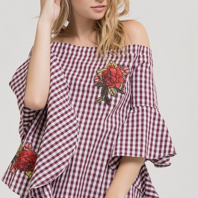Remember that time plaid blouse