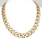 Solid thick link necklaces 