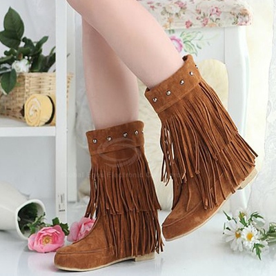 Pocahontas studded boot brown