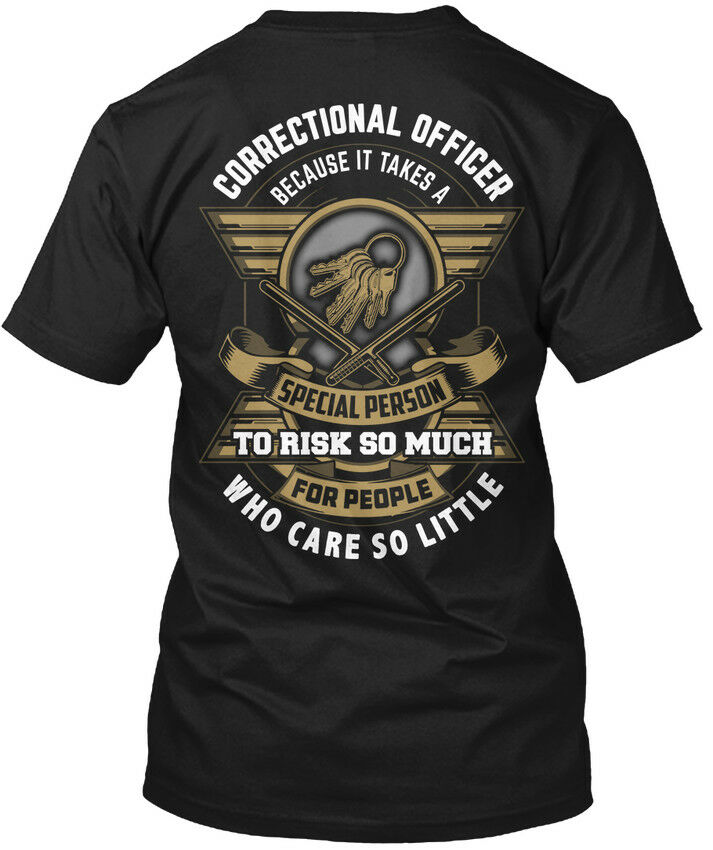 Officer Because It Takes A Hanes Tagless Tee T-Shirt Fun Correctional Officer- Officer Because It Takes A Hanes Tagless Tee T-Shirt Fun Correctional Officer-