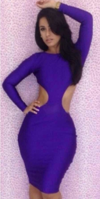 Blue Reveal Me Dress
